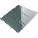 CSB-01  Grey 4X12 Glass Subway Tile