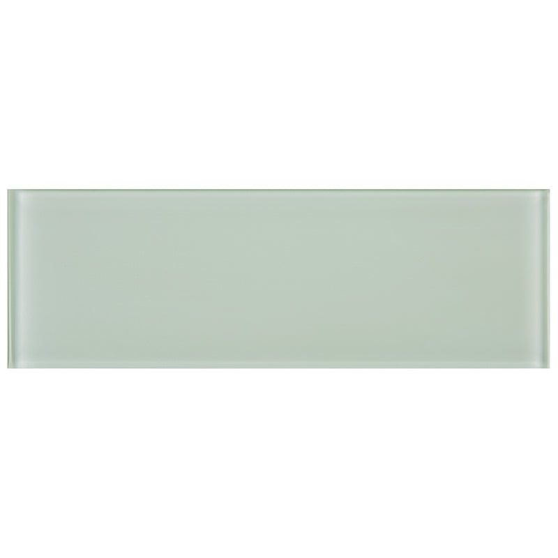 CSB-09  Soft White 4X12 Glass Subway Tile