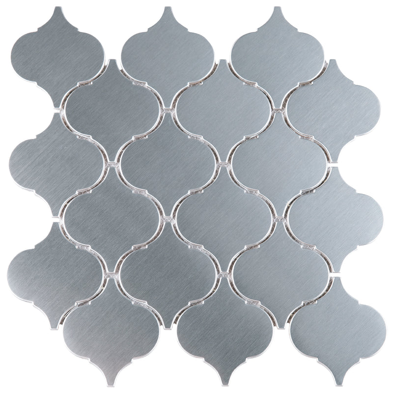 SSL-04  Stainless Steel Series - Silver Glim Mosaic Tile