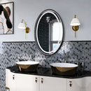 Silvleaf 12.21 in. x 13.39 in. Geometric Matte Aluminum Mosaic Tile