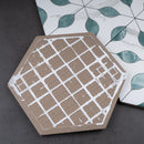 ALICANTE 8"x10" Porcelain Hexagon Flower Look Floor and Wall Tile Matt