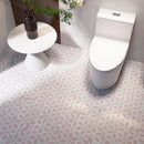 ALICANTE 8"x10" Porcelain Hexagon Flower Look Floor and Wall Tile Matt