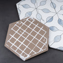 ALICANTE 8"x10" Porcelain Hexagon Flower Look Floor and Wall Tile Matt