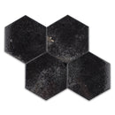 ALMA 5.1"x5.9" Porcelain Stone Look Floor and Wall Tile - Black