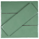 BORGO 2.6"x7.9" Polished Porcelain Floor and Wall Tile - Jade Green