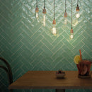 BORGO 2.6"x7.9" Polished Porcelain Floor and Wall Tile - Jade Green