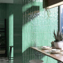 BORGO 2.6"x7.9" Polished Porcelain Floor and Wall Tile - Jade Green