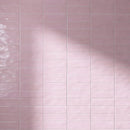 BORGO 2.6"x7.9" Polished Porcelain Floor and Wall Tile - Pink