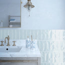 BORGO 2.6"x7.9" Polished Porcelain Floor and Wall Tile - Sky Blue