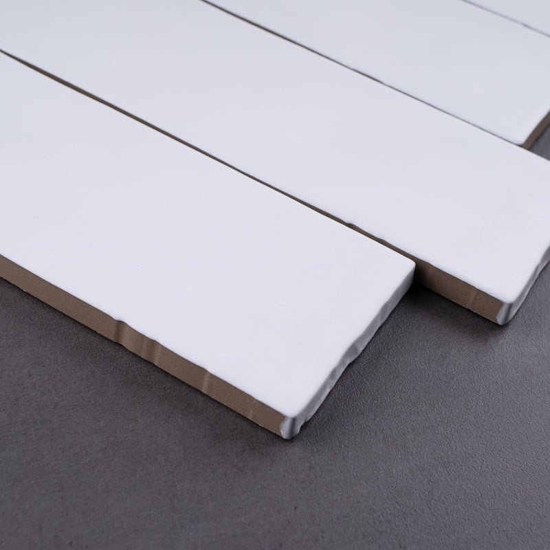 BORGO 2.6"x7.9" Matte Porcelain Floor and Wall Tile - Blanco White