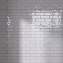 BORGO 2.6"x7.9" Polished Porcelain Floor and Wall Tile - Blanco White