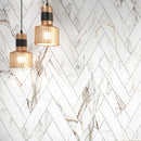 ELEGANCE 3.15"x15.75" Matte Porcelain Floor and Wall Tile - Gold