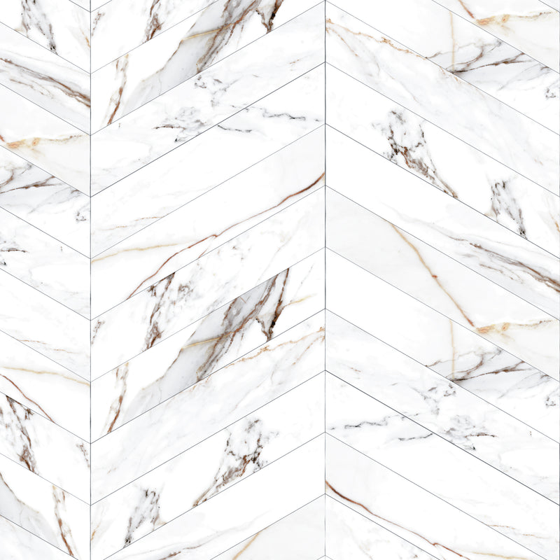 ELEGANCE 3.15"x15.75" Matte Porcelain Floor and Wall Tile - Gold