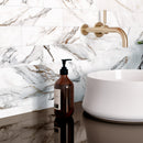 ELEGANCE 3.15"x12.99" Matte Porcelain Floor and Wall Tile - Gold