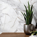 ELEGANCE 7.7"x8.9" Matte Porcelain Floor and Wall Tile - Gold