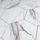 ELEGANCE 7.7"x8.9" Matte Porcelain Floor and Wall Tile - Gold