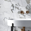 ELEGANCE 7.7"x8.9" Matte Porcelain Floor and Wall Tile - Majestic