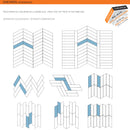 ELEGANCE 3.15"x15.75" Matte Porcelain Floor and Wall Tile - White