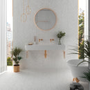 ELEGANCE 3.15"x15.75" Matte Porcelain Floor and Wall Tile - White