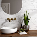 ELEGANCE 3.15"x12.99" Matte Porcelain Floor and Wall Tile - White