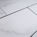 ELEGANCE 3.15"x12.99" Matte Porcelain Floor and Wall Tile - White