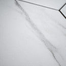 ELEGANCE 7.7"x8.9" Matte Porcelain Floor and Wall Tile - White