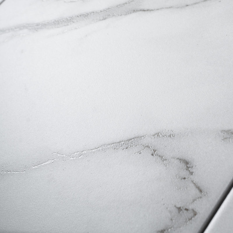 ELEGANCE 7.7"x8.9" Matte Porcelain Floor and Wall Tile - White