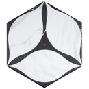 COROLA 7.7"x8.9" Matte Porcelain Floor and Wall Tile - Black