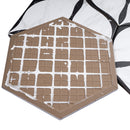 COROLA 7.7"x8.9" Matte Porcelain Floor and Wall Tile - Black