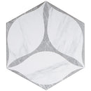 COROLA 7.7"x8.9" Matte Porcelain Floor and Wall Tile - Gray