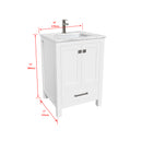1901  24" Bathroom Vanity Cabinet Set