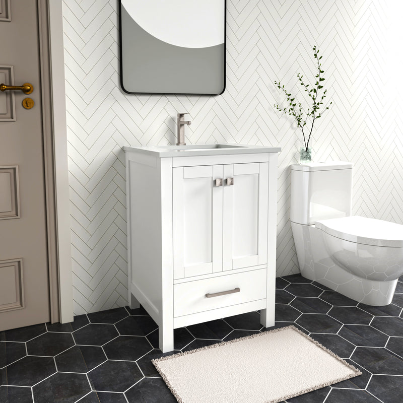 1901  24" Bathroom Vanity Cabinet Set