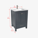 1901  24" Bathroom Vanity Cabinet Set