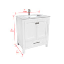 1901  30" Bathroom Vanity Cabinet Set