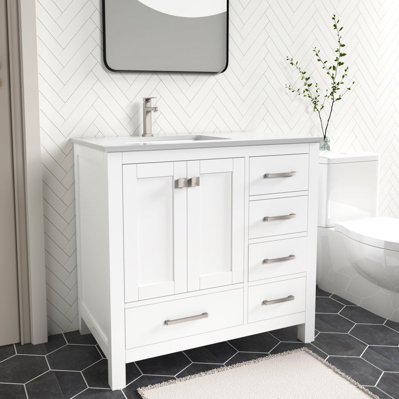 1901  36" Bathroom Vanity Cabinet Set