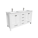 1901  60" Bathroom Vanity Cabinet Set