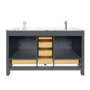 1901  60" Bathroom Vanity Cabinet Set