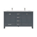 1901  60" Bathroom Vanity Cabinet Set