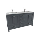 1901  60" Bathroom Vanity Cabinet Set