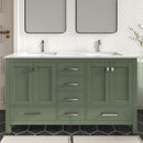 1901  60" Bathroom Vanity Cabinet Set