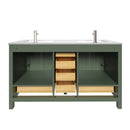 1901  60" Bathroom Vanity Cabinet Set