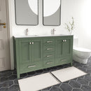 1901  60" Bathroom Vanity Cabinet Set