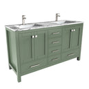1901  60" Bathroom Vanity Cabinet Set