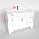 1905  48" Bathroom Vanity Cabinet Set