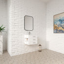 1906  24" Bathroom Vanity Wall Mount Set(Left Side Shelf)