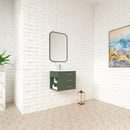 1906  24" Bathroom Vanity Wall Mount Set(Left Side Shelf)