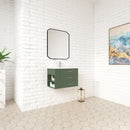 1906  30" Bathroom Vanity Wall Mount Set(Left Side Shelf)