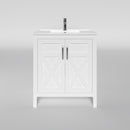 1907  30" Bathroom Vanity Cabinet Set