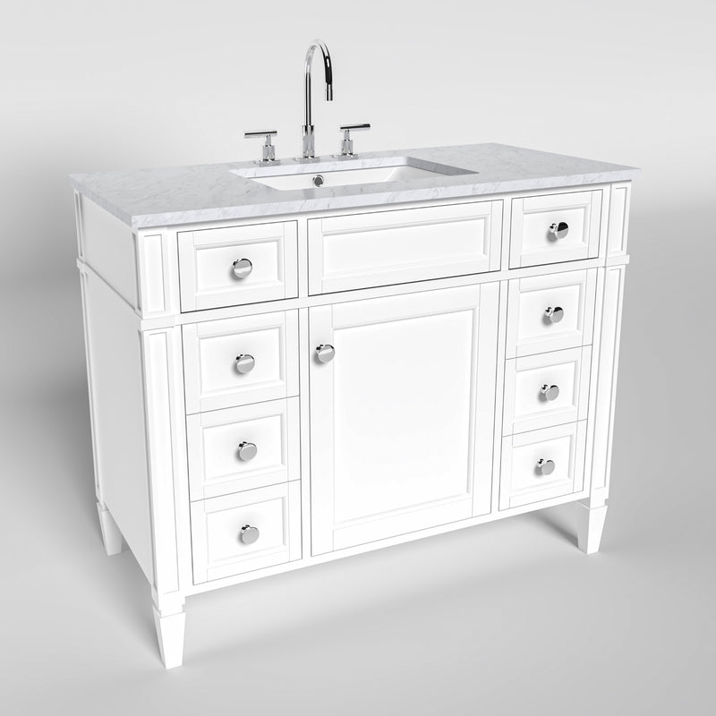 1916  42" Bathroom Vanity Cabinet Set