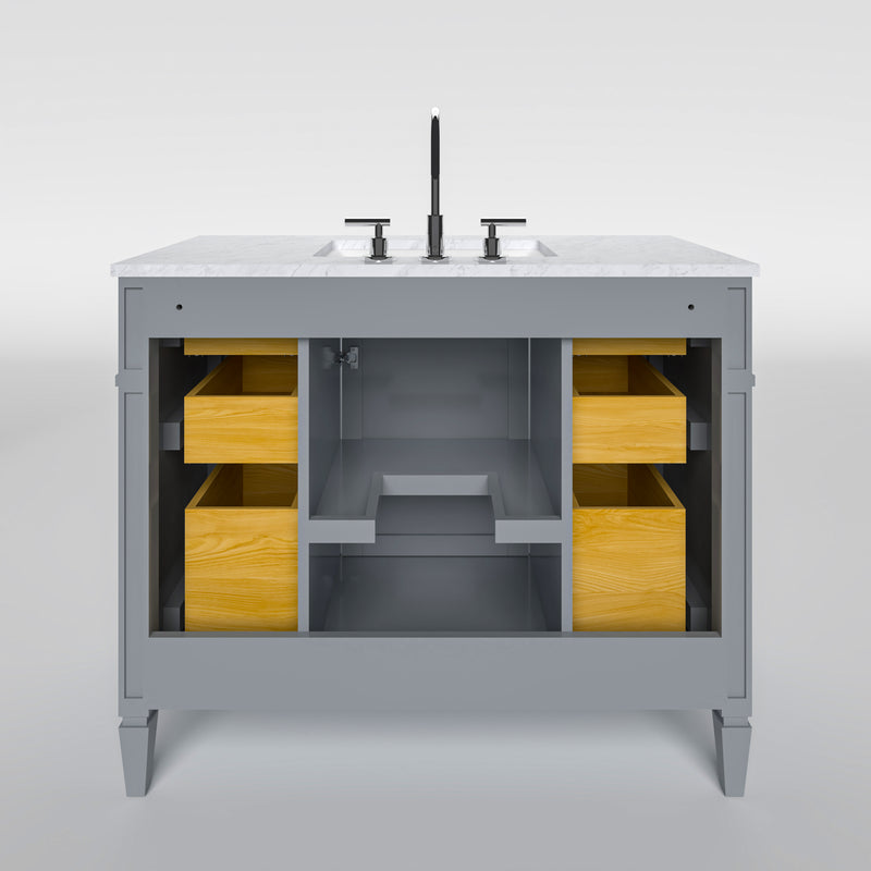 1916  42" Bathroom Vanity Cabinet Set
